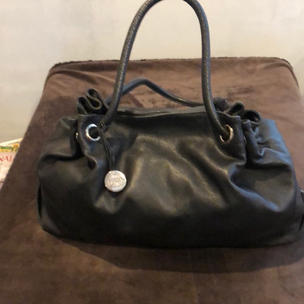 Black leather Furla Bag